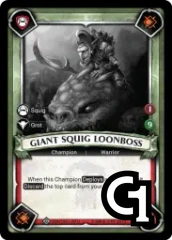 Giant Squig Loonboss - Foil